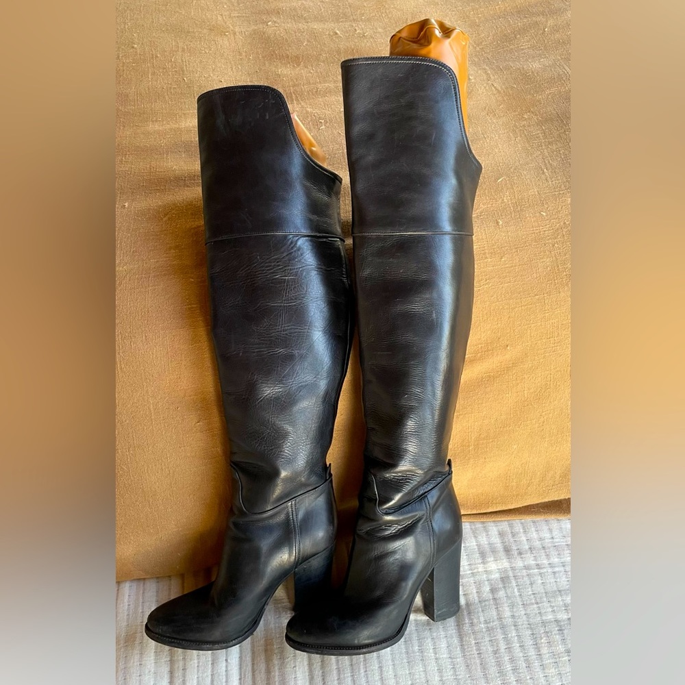 Ralph Lauren Purple Label Over Knee Riding Boots, 6,5